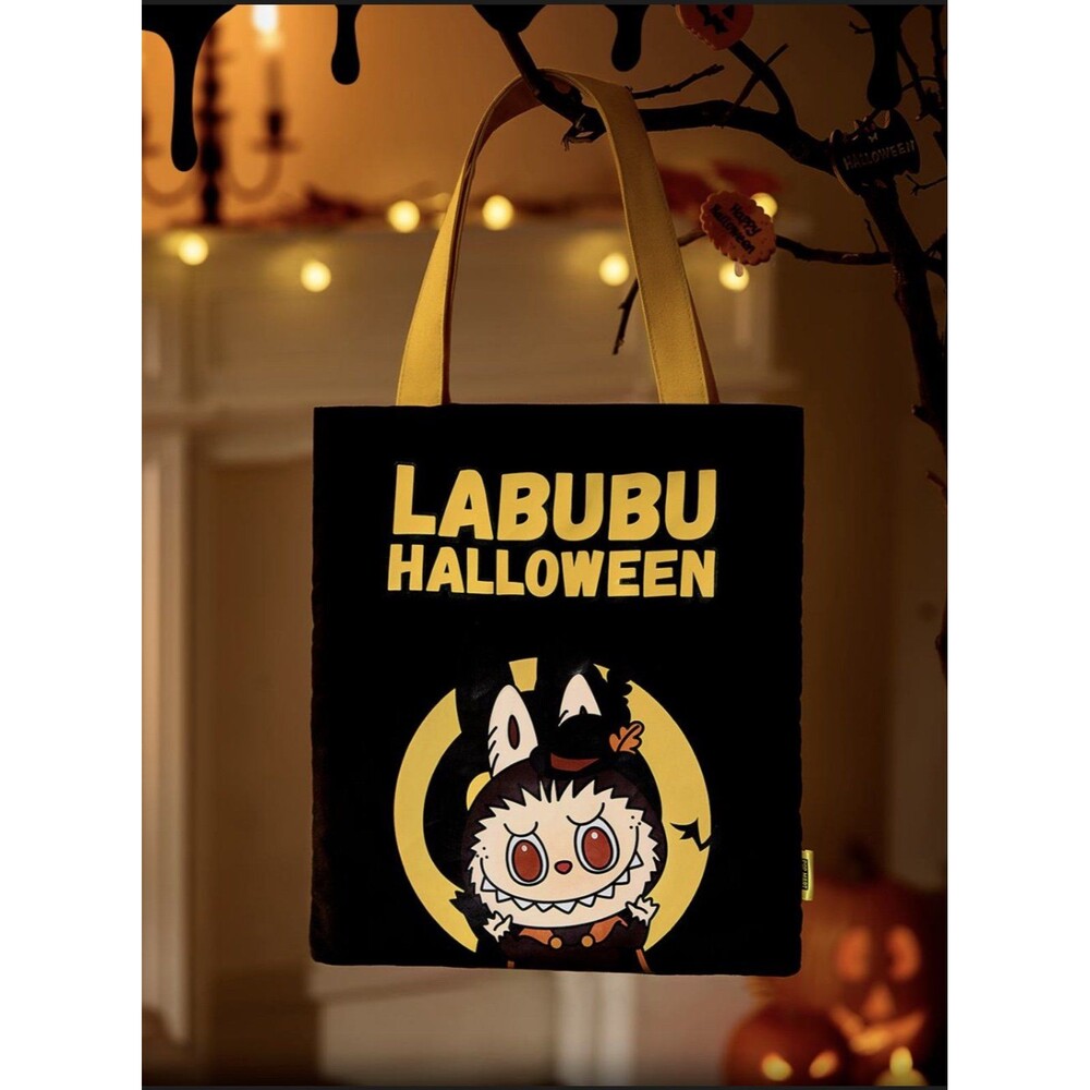 POPMART Labubu Halloween party series Canvas Bag - Glow in the dark